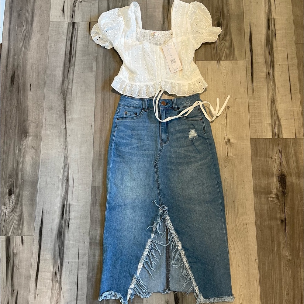 Denim Skirt